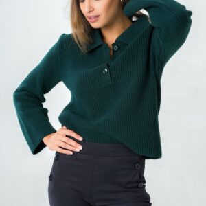 Torreya Merino Sweater Dark Green