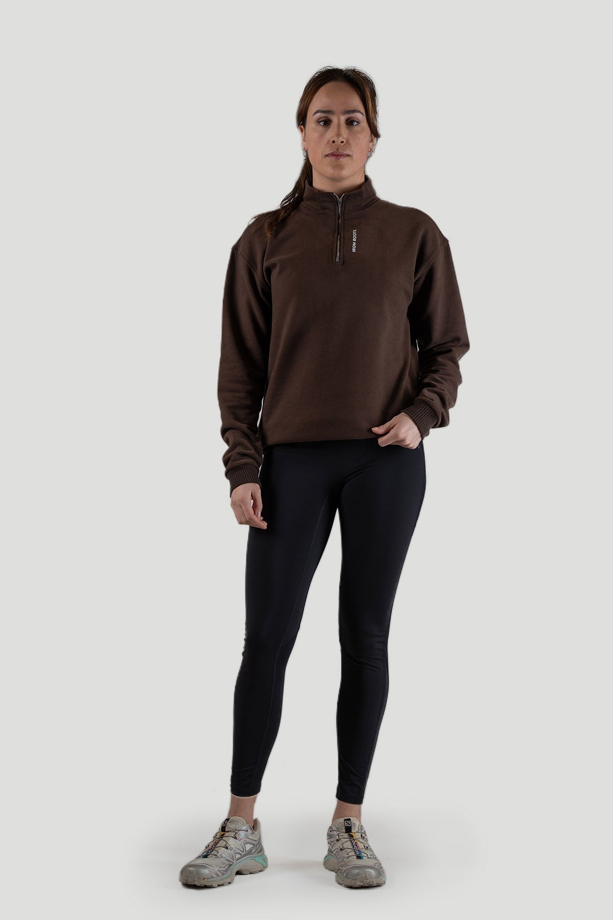 PF65.Wood Vetoketjullinen Svetari Ruskea