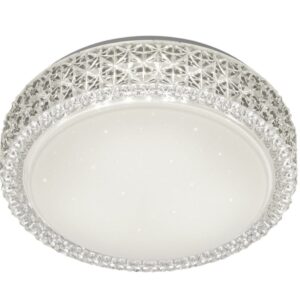 Trio Pegasus led-plafondi 28 cm valkoinen