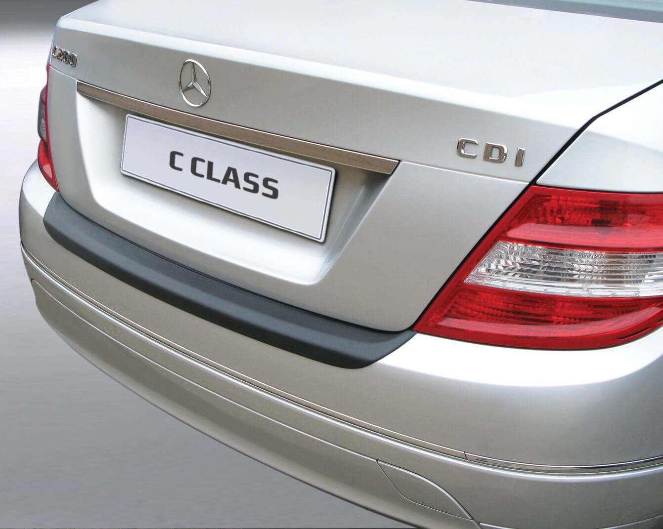 Takapuskurin suoja Mercedes-Benz C-sarja W204 Sedan (2007-2011), Ei sport