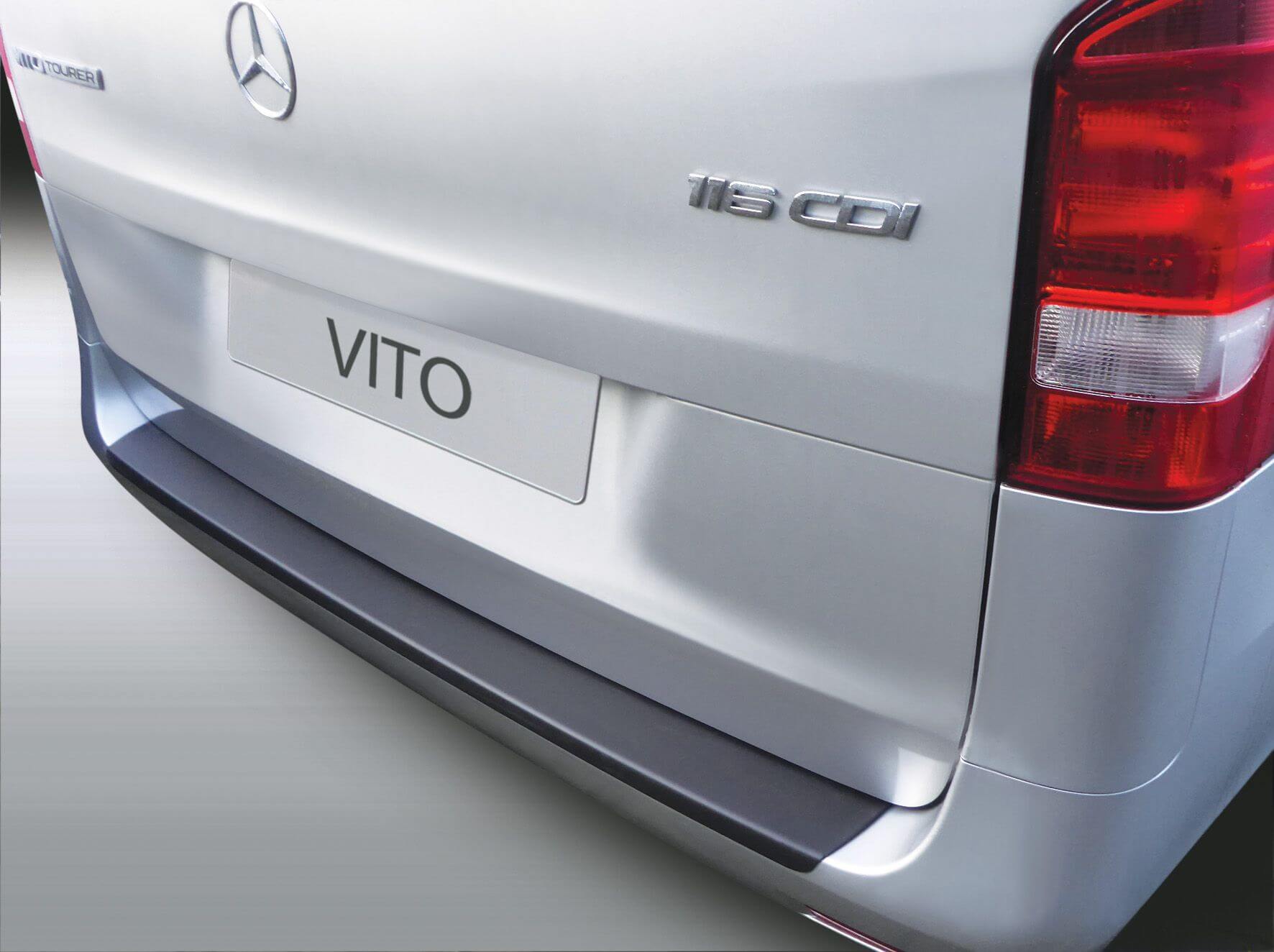 Takapuskurin suoja Mercedes-Benz V Class / Viano / Vito (2019➟) Musta