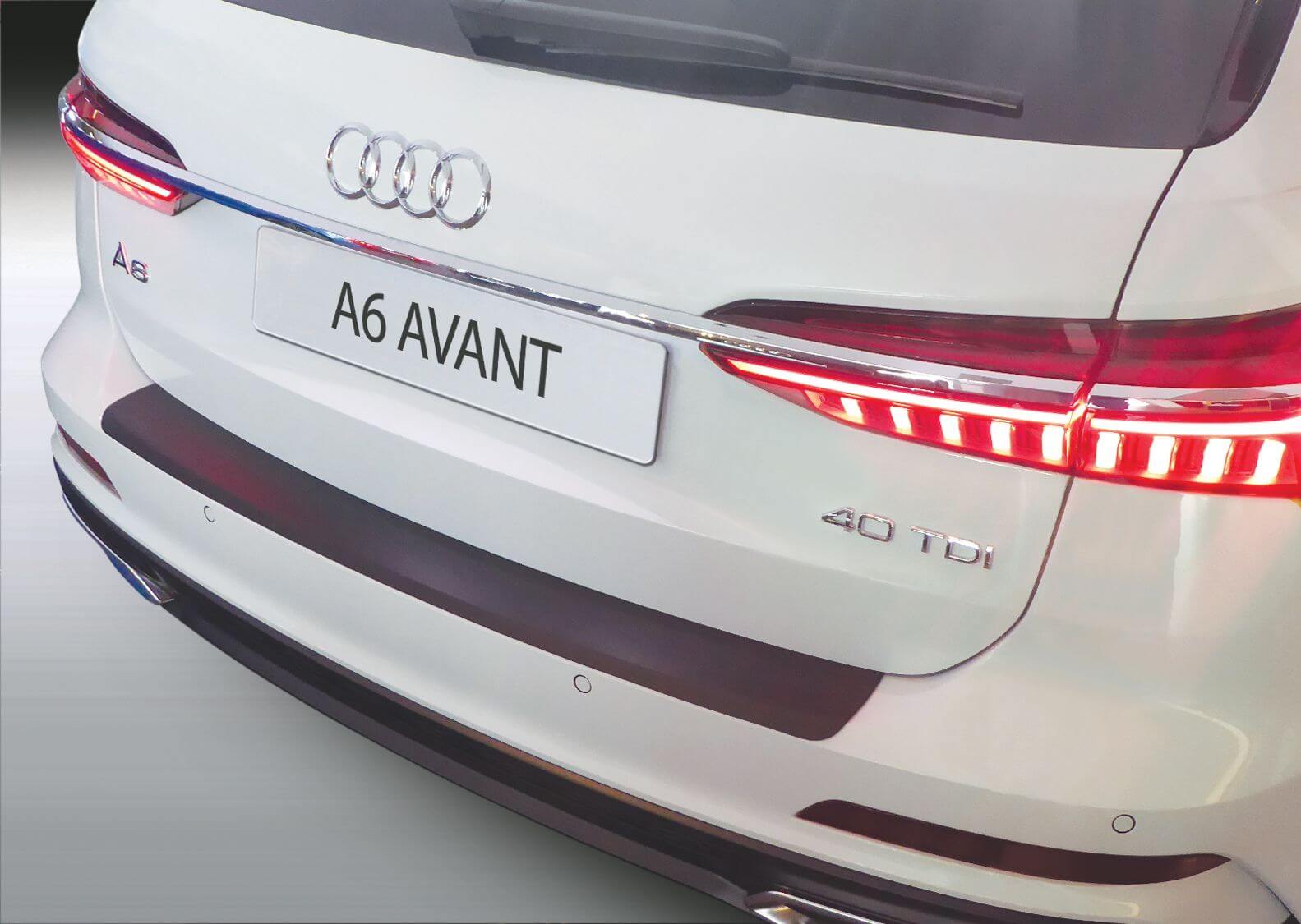 Takapuskurin kolhusuoja Audi A6 Avant / S-Line (2018➟)