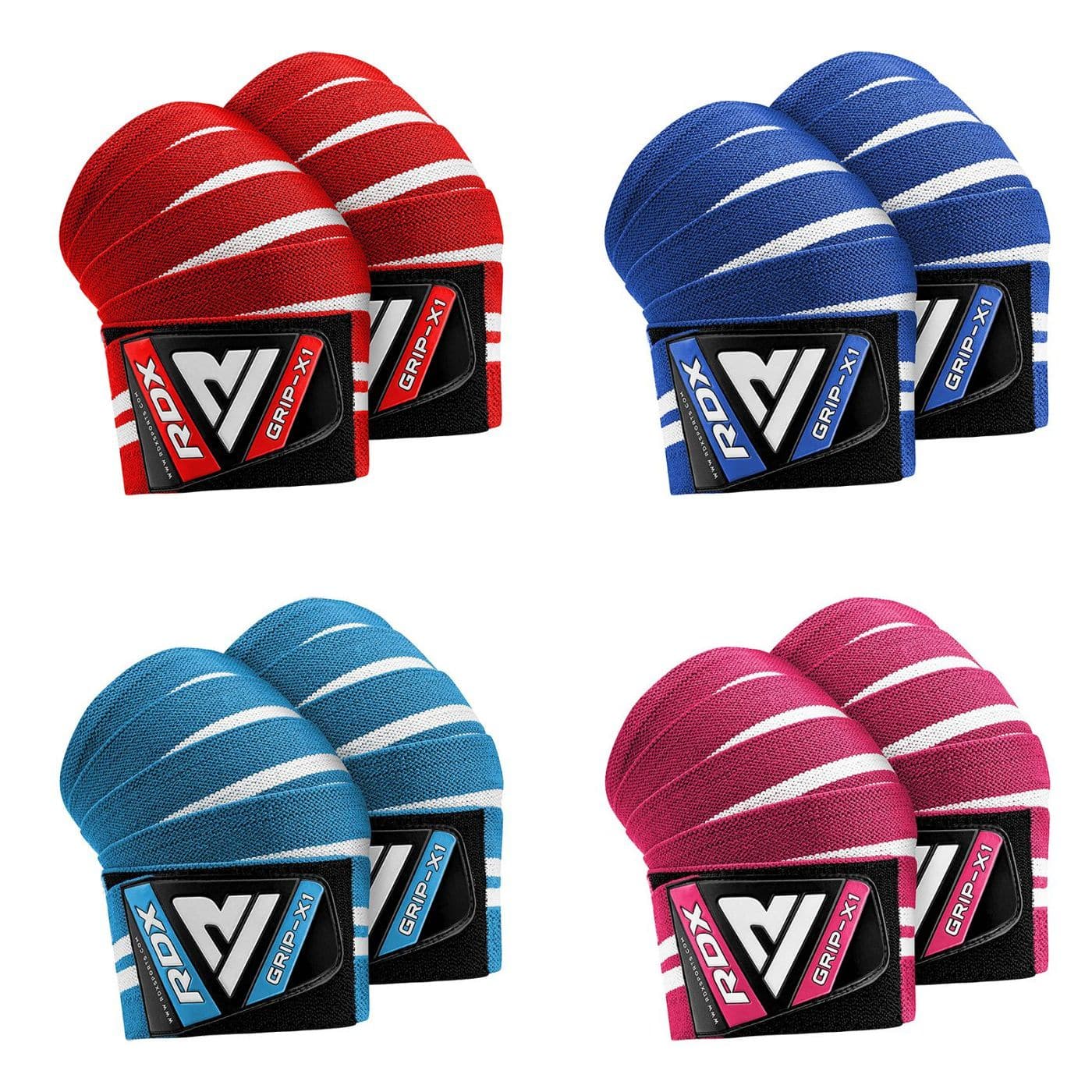 RDX Gym Knee Wraps K4 Polvisiteet punainen