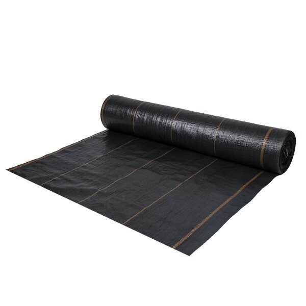 Rikkakasvimatto Bradas 3,2x50 m rulla, 110 g / m2, musta