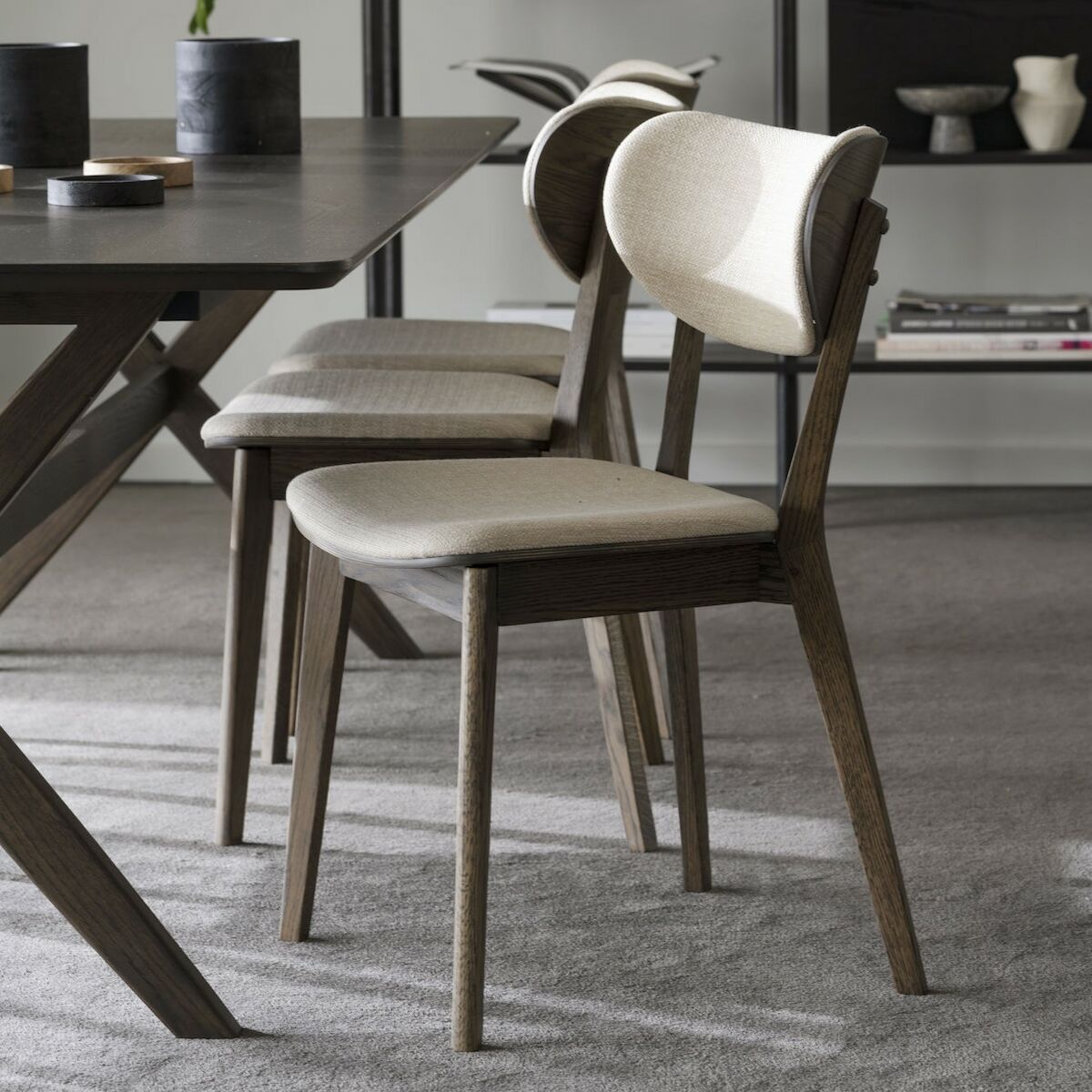 Rowico Home Kato tuoli ruskea tammi/beige