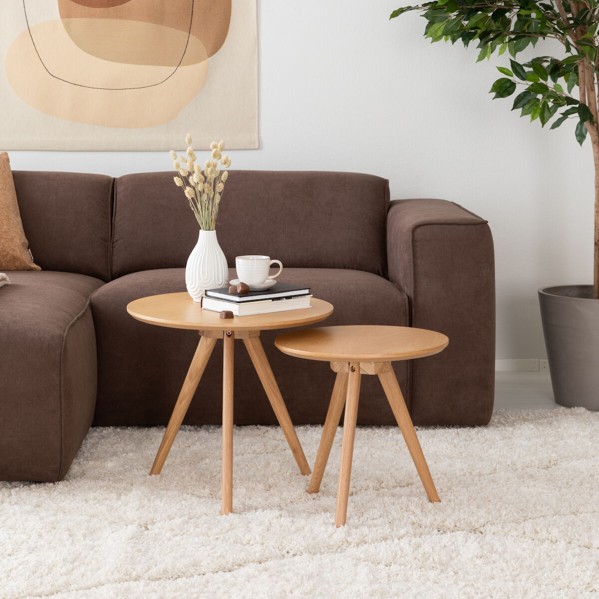 Rowico Home Yumi sarjapöytä lakattu tammi
