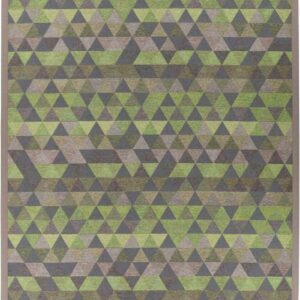 Narma Luke kaksipuolinen puuvillamatto vihreä 80x250 cm