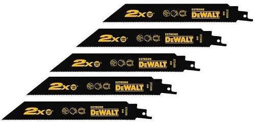 Sahanterä metallille Dewalt Extreme 152mm, 5 kpl