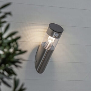 LED-ulkovalo aurinkokennolla harmaa 0,06W 9x29cm Marbella 481-88