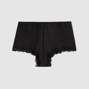 Silkkiset Shortsit Musta