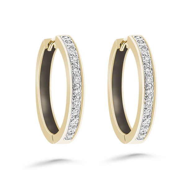 Silván Olivia timanttikorvakorut 0,24ct, keltakultaa, timanttikorut