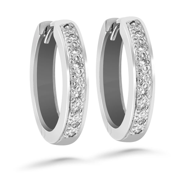 Silván Olivia timanttikorvakorut 0,18ct, valkokultaa, timanttikorut