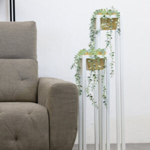 Sisustuksen yksityiskohta/ kasviteline Deco Frame 800, valkoinen