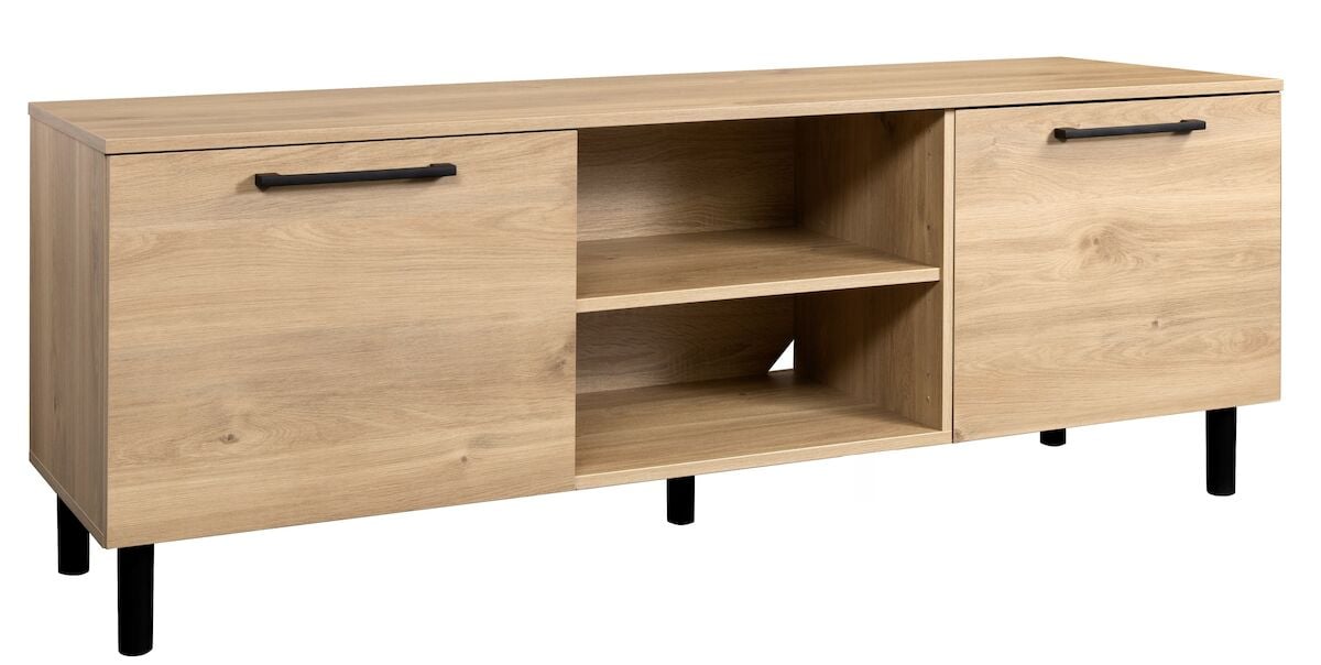 Solo tv-taso 166 cm kahdella ovella hunajatammi