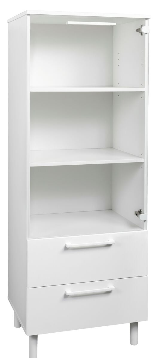 Solo vitriini 60x44,5x160 cm valkoinen bs