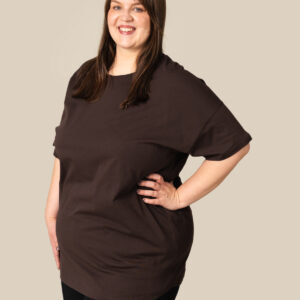 Toive T-Shirt Long Dark Brown