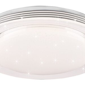 Trio Atria LED kattovalaisin 38 cm valkoinen starlight