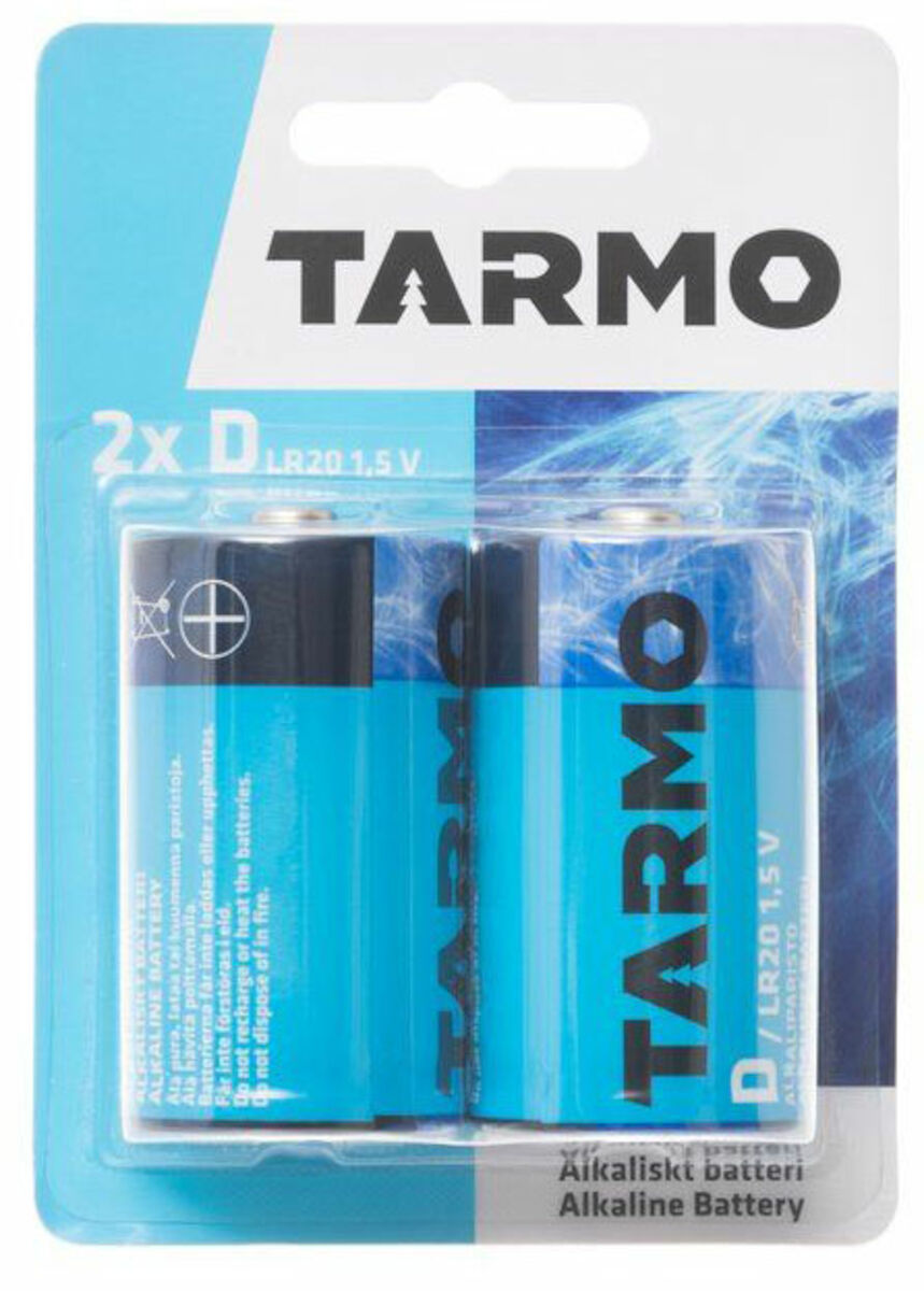 Tarmo D/LR20 paristot 2 kpl 1,5 V