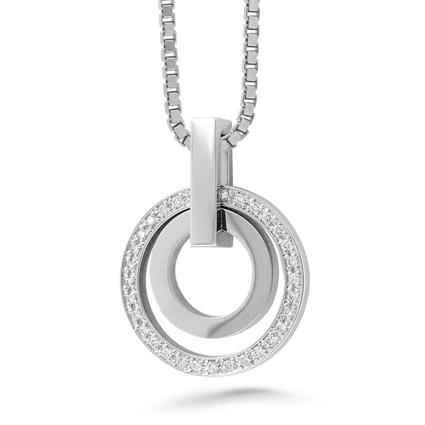 Silván Daria timanttiriipus 0,32ct, valkokultaa, timanttikorut