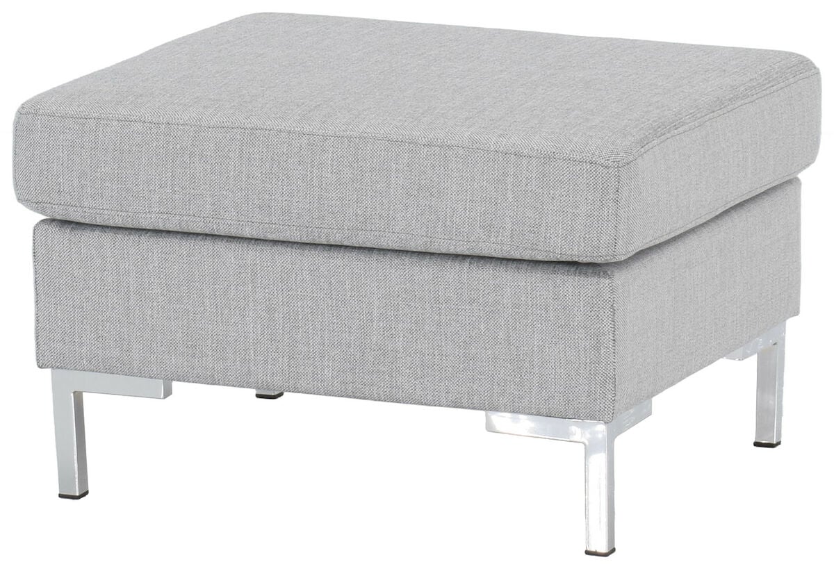 Toronto rahi 70x60 cm vaaleanharmaa Surprise 25T6 kangas, L1-metallijalat