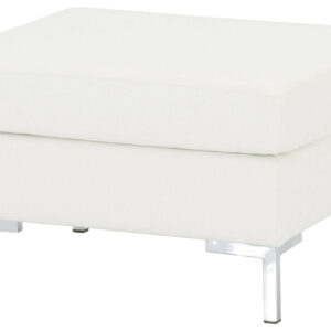 Toronto rahi 70x60 cm valkoinen Madryt White 910 PU-keinonahka, L1-metallijalat