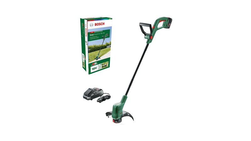 Trimmeri Bosch Easy GrassCut 18V-26; 18 V; 1x2,5 Ah akulla