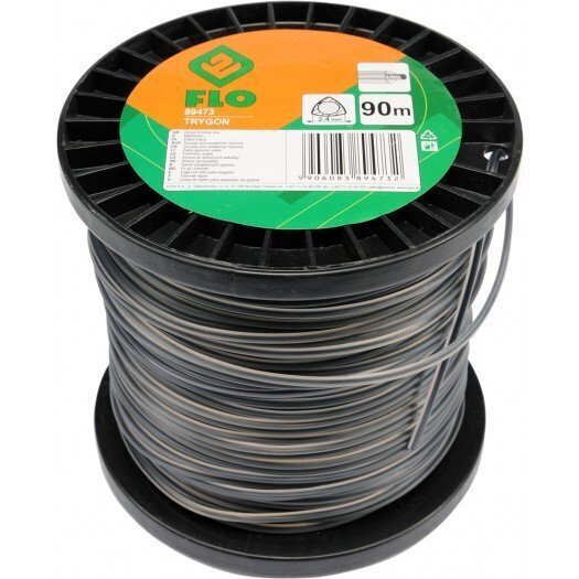 Trimmerin naru (kolmio) Trygon Flo d-2,4mm x 90m (89473).