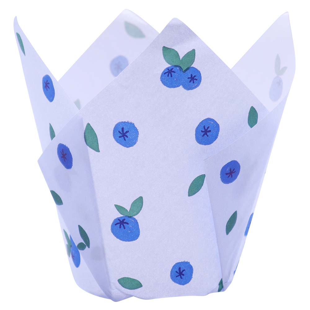 Muffinivuoat tulppaani - Mustikka, 24kpl