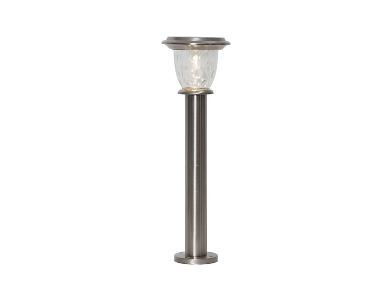 LED-ulkovalo aurinkokennolla hopea 0,03W 19x61cm Pireus 481-19