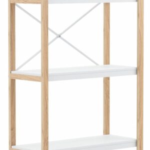 Umbra Bellwood seisova hylly 5 tasoa 60,9x26x167,6cm luonnonväri/valkoinen