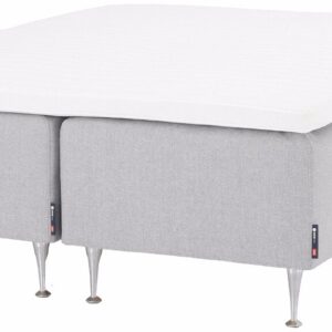 Unia Kulta runkopatjapaketti 160x200 XL luonnonkumi, shampanja jalat, v.harmaa f