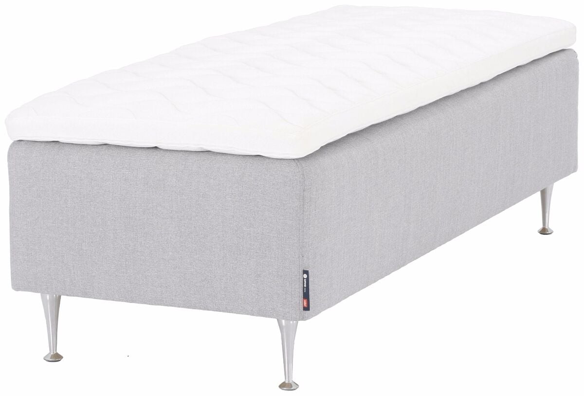 Unia Kulta runkopatjapaketti 90x200 L luonnonkumi, shampanja jalat, v.harmaa fam