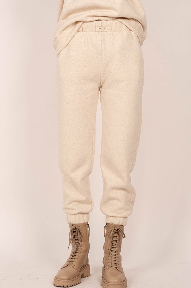 Zuri Collegehousut Beige