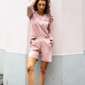 Mona Sweat Shorts Powder Pink