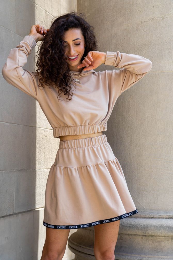 Lena Hoodie Beige