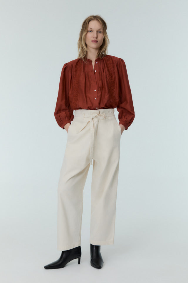 Nuuk Blouse Ruby Dusk Red