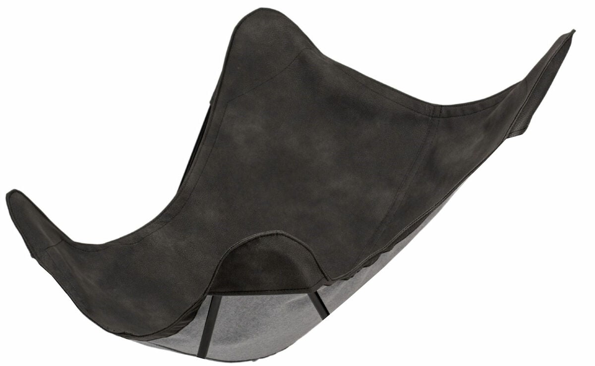 Varax lepakkotuolin kangas 85 cm 36A musta keinonahka