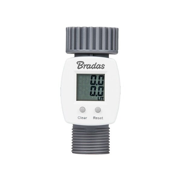 Veden virtausmittari 3/4"Bradas WHITE LINE