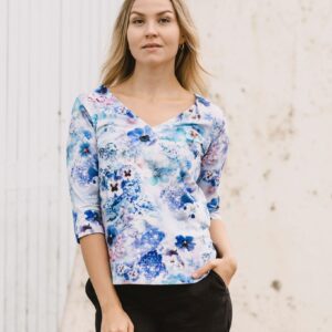 Vera Blouse Lush Blue