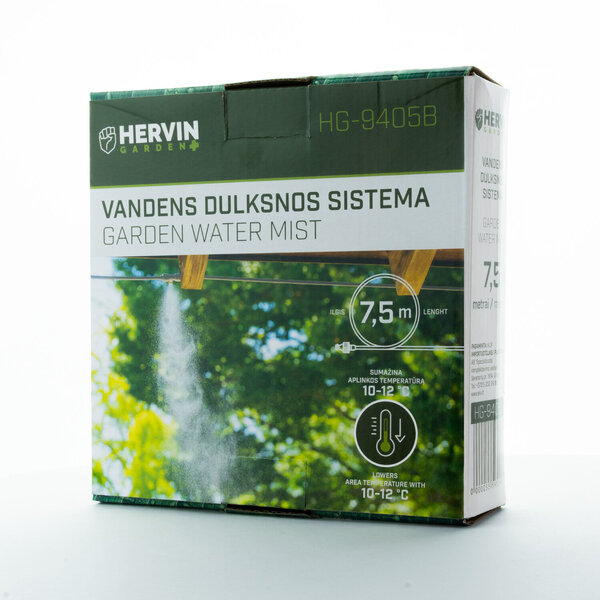 Vesisumujärjestelmä 7,5 m, Hervin Garden+, HG-9405B