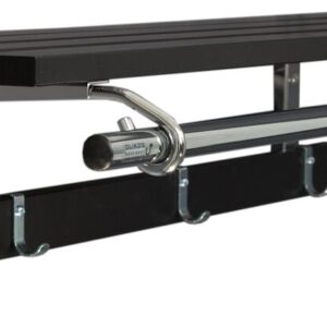 Ville hattunaulakko 130 cm musta/kromi