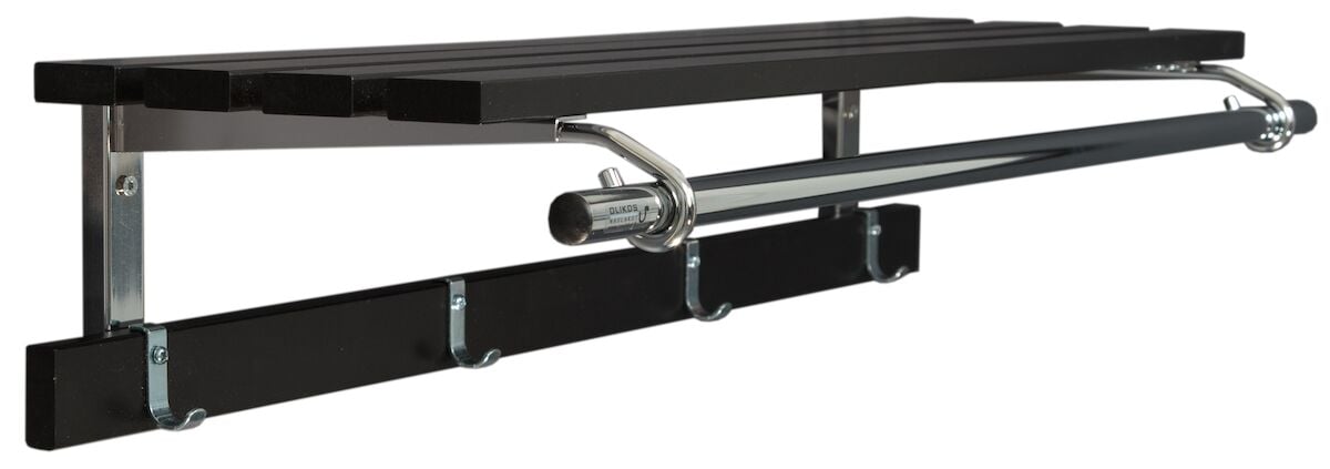 Ville hattunaulakko 130 cm musta/kromi