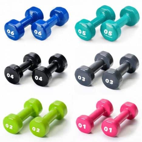 Gipara Fitness Vinyyliset käsipainot 6 kg