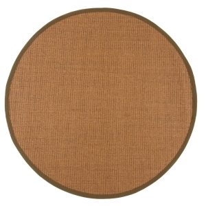 VM Carpet Sisal matto pyöreä 240 cm ruskea(kuvausmalli)