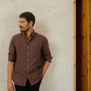 Populus Flannel Shirt Brown