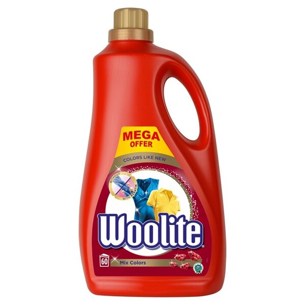 WOOLITE Mix Colors nestemäinen pesuaine 3,6 l
