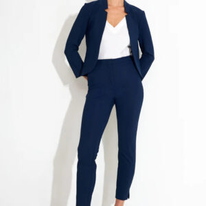 Work Trousers Classic Tight Fit Dark Blue