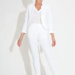 Work Trousers Classic Tight Fit White