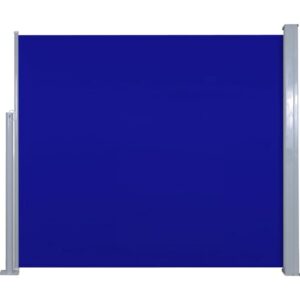 Sisäänvedettävä sivumarkiisi 120 x 300 cm sininen - Sininen