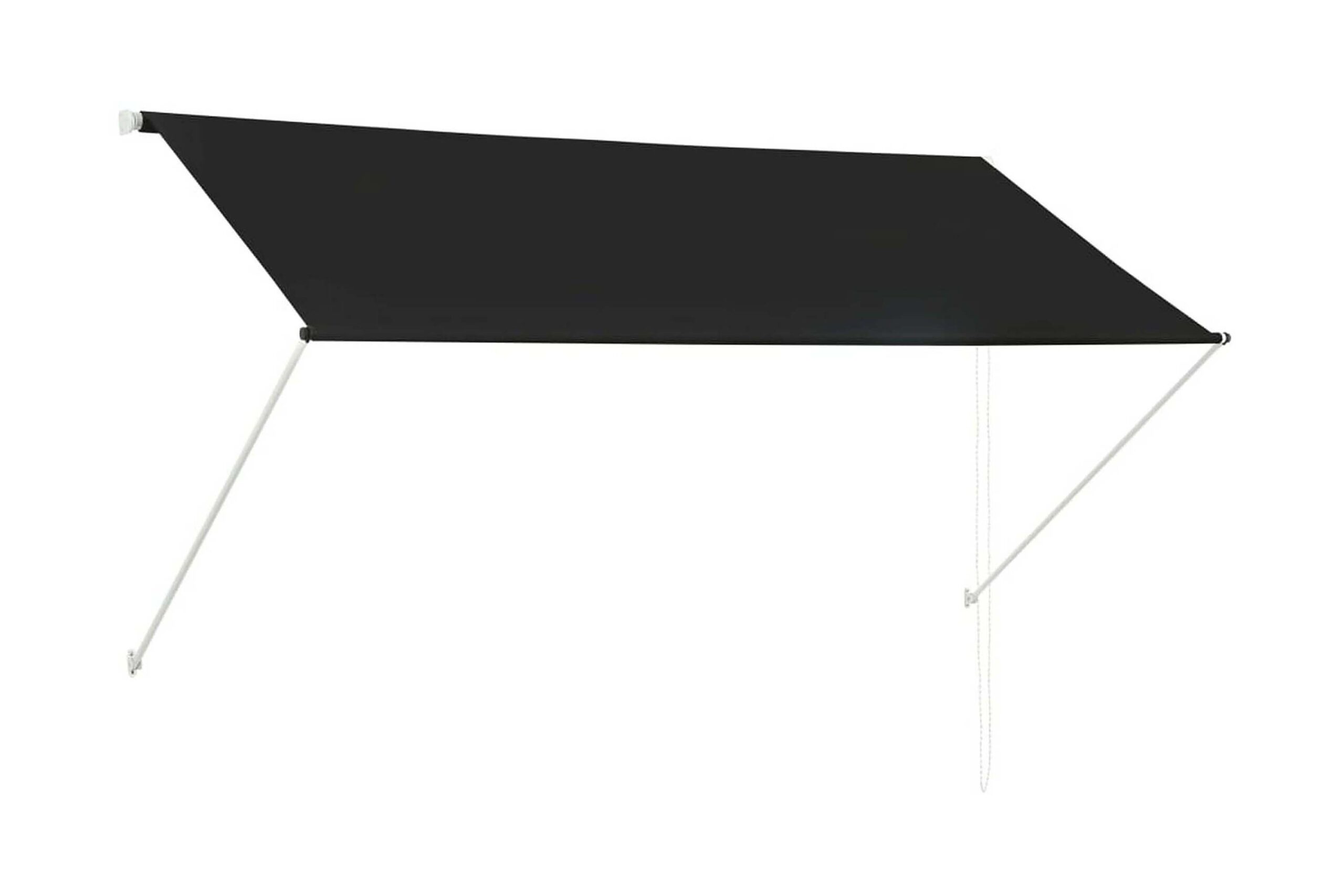 Sisäänkelattava markiisi 250x150 cm antrasiitti - Harmaa